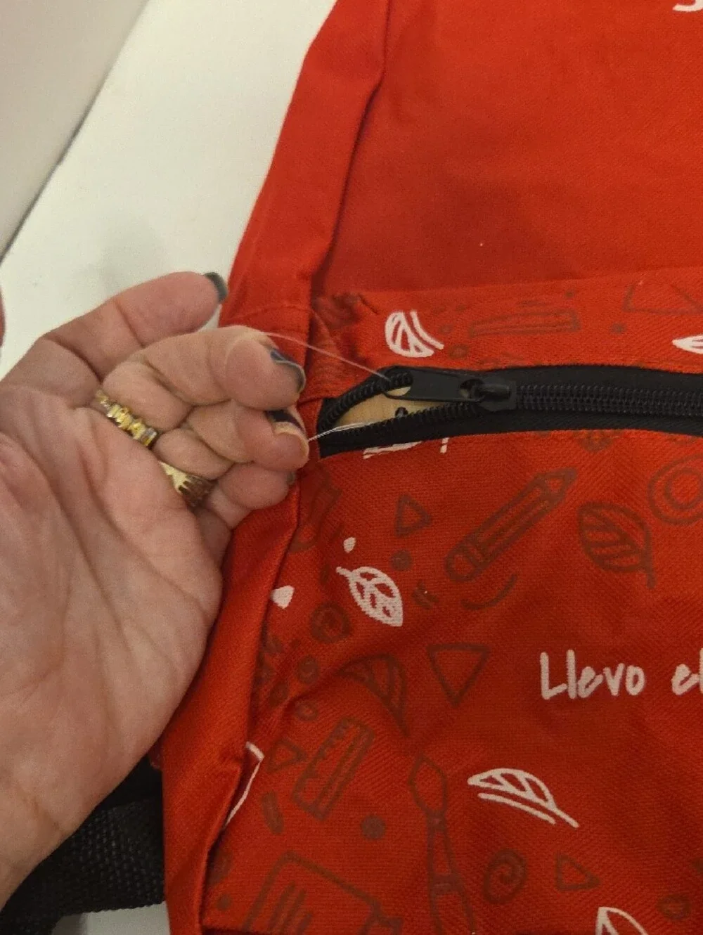 Sedano's Red Logo Backpack 15x12x4 In